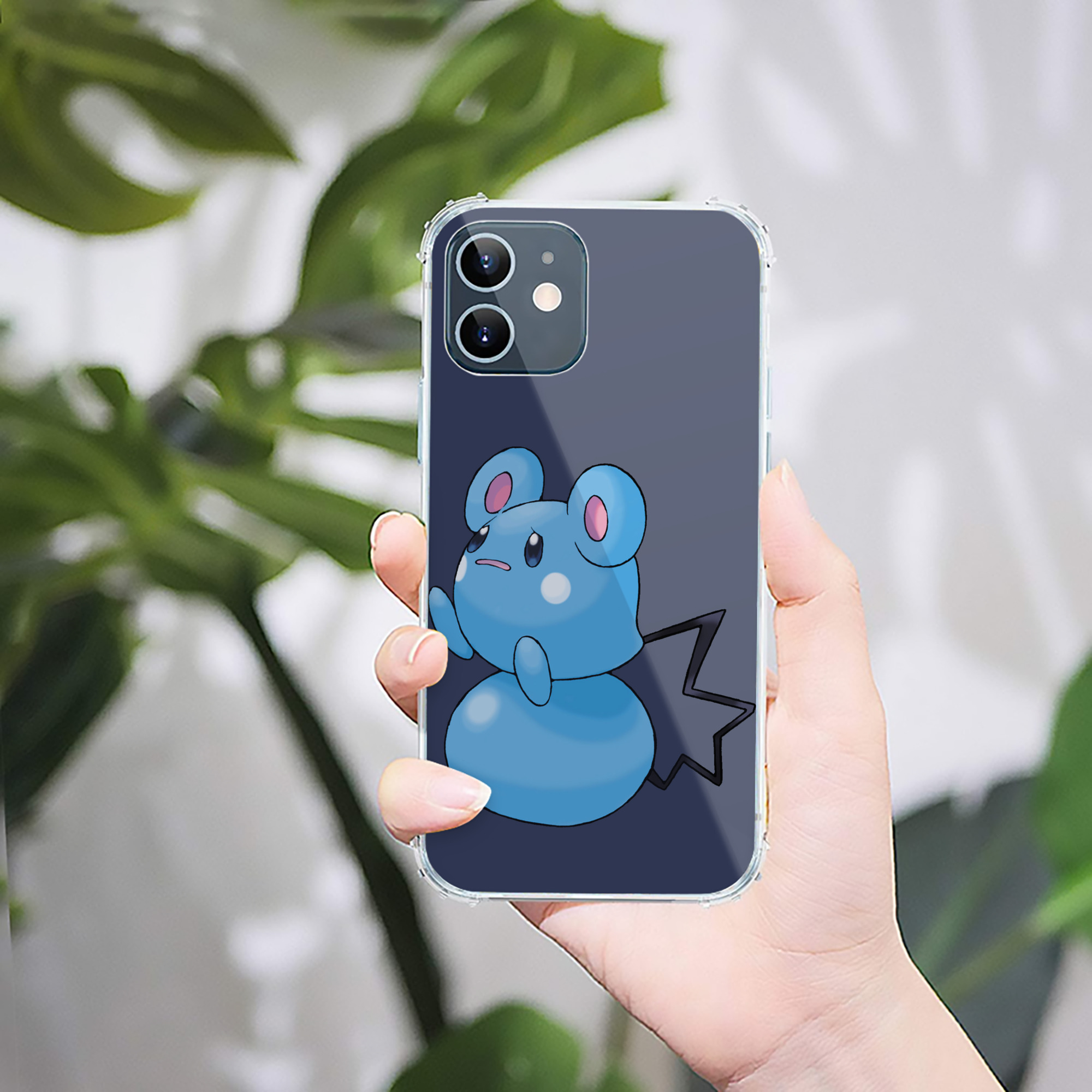 （画像用） ポケットモンスター Pokémon 【iPhone 12シリーズ対応】透明スマホケース（クリアソフトケース）
